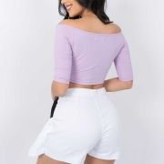 Falda Short Blanco 100357