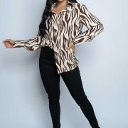 Blusa Café 23733
