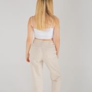 Jean Boyfriend Beige 101010