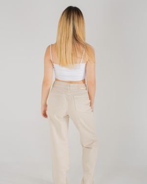 Jean Boyfriend Beige 101010