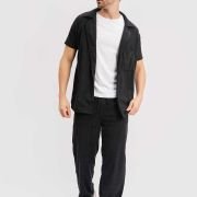 Set De Corduroy Negro 508