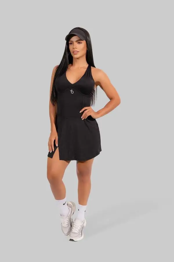 Vestido Deportivo Negro 5805