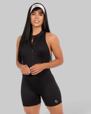 Enterizo Corto Negro 5806