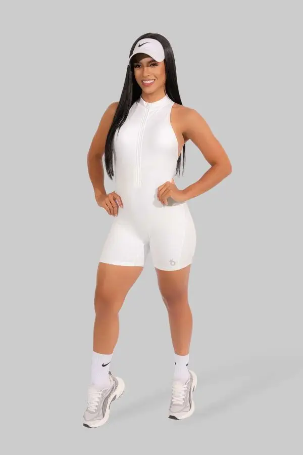 Enterizo Corto Blanco 5806