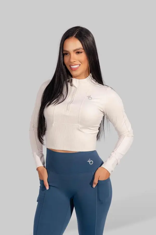 Camibuso Deportivo Beige 5694 - L