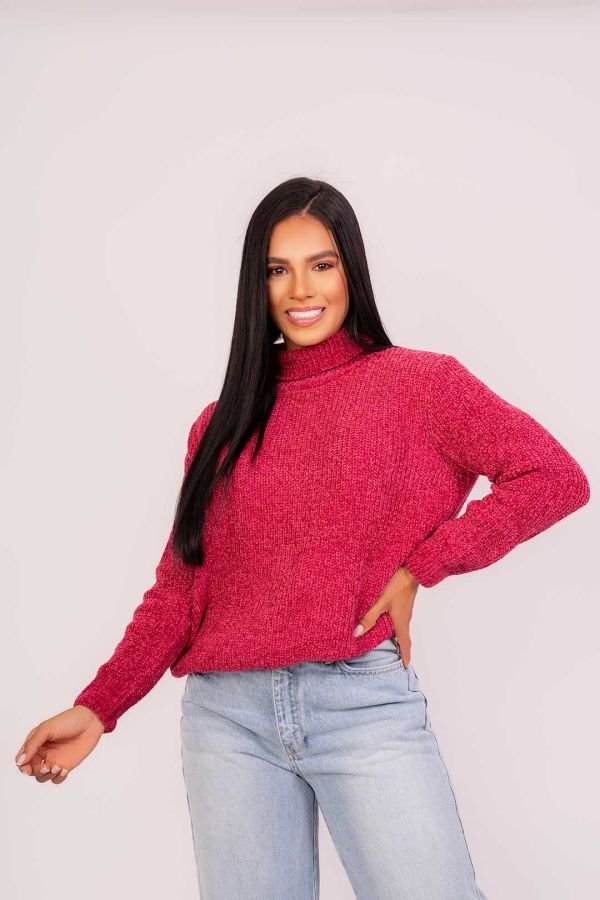 Buzo Tejido Magenta 5758